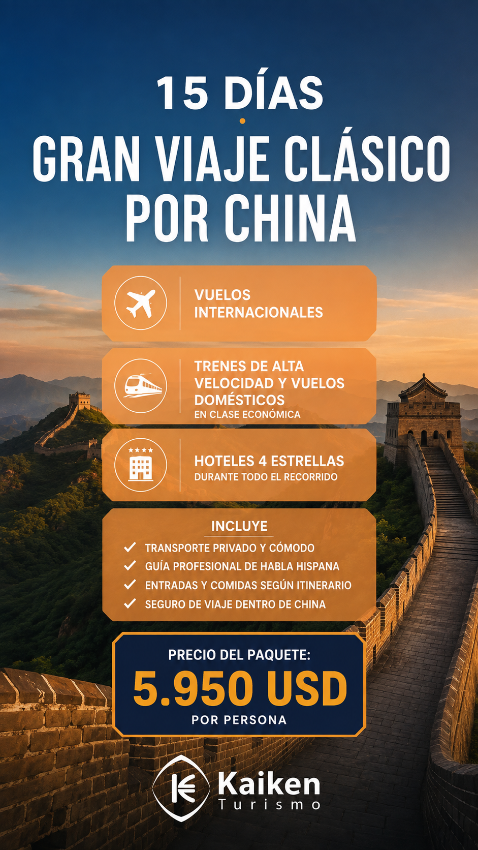 Viaje a China: Gran Viaje Clásico por China
